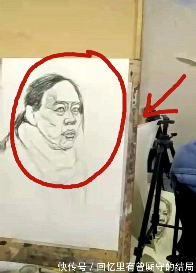 同学们|美术生画人脸素描,看到画面后,模特气哭了