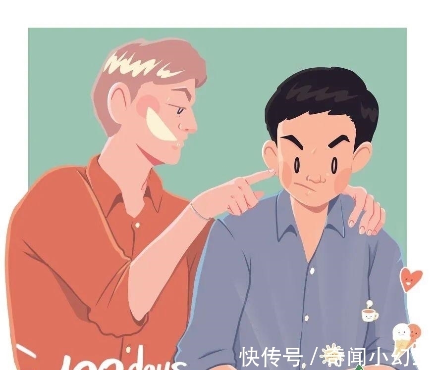 男性朋友!外国小哥用温情的插画,描绘出关于男人之间的浪漫,有点甜蜜