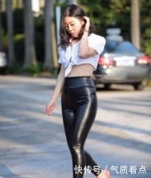 紧身皮裤女, 英姿飒爽, 魅力不减
