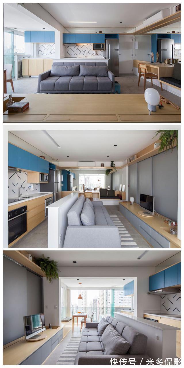 客厅|32平小户型设计,收纳做到了天花板上了!学他空间扩大不止2倍!