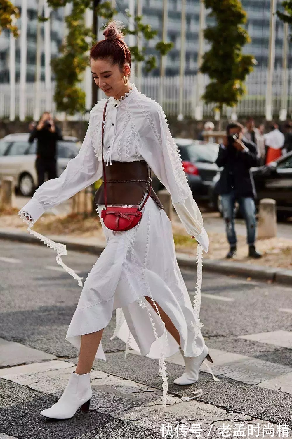 围巾 秋冬叠穿法,高级显瘦挡不住