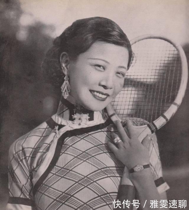 金嗓子&民国四大美女老照片:东方美人陆小曼、金嗓子周璇“永远的微笑”