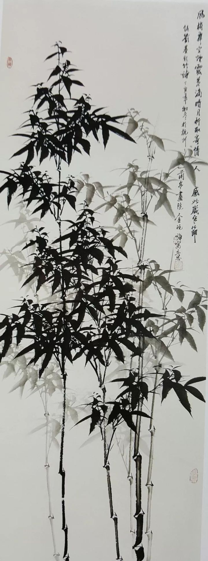 花鸟$金晓海用笔墨创造了一个幽静典雅、诗情禅境的水墨花鸟世界