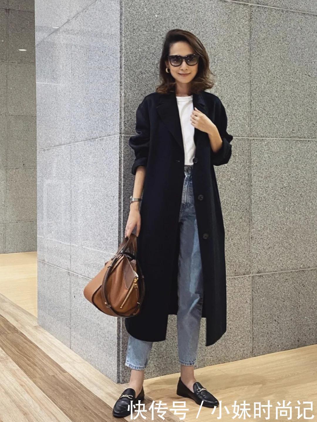 顶流|万物皆可搭的烟管裤，又被50岁的日本素人带火了，不输顶流博主