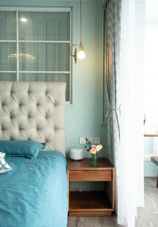 三居室|118㎡优雅美式三居室,高颜值隔断强势入镜!