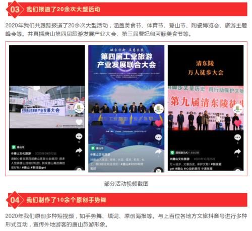 低薪|播放破亿！2020年唐山文化旅游抖音载誉而归
