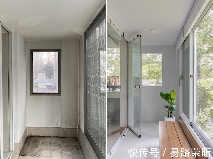 客餐厅|这是一套有30年历史的老公寓了,将空间布局重做调整与规划,打造出三室三厅的格局。