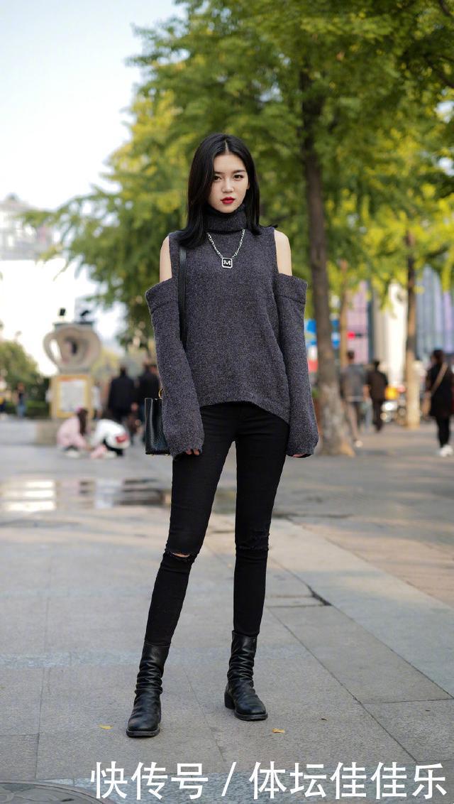 冬季穿搭拒绝平庸,实用的“毛衣+长裤”学起来,基础款也很时髦
