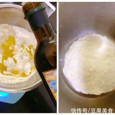 高筋面粉|自制免手揉咖喱脆底披萨，再也不用买了