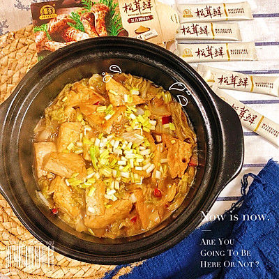 让人闻香止步的白菜豆腐煲,冬天常吃的菜