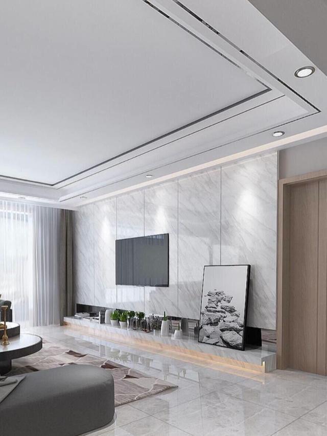 电视柜|电视背景墙怎么做才好看15个造型任你选，每一个都好看