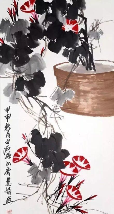 绘画@齐慧娟绘画进步明显,风格有望超过爷爷齐白石,真是后生可畏