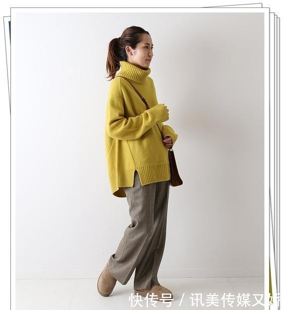 示例|厚实的针织衫怎么搭?15种秋冬穿搭示例,给你温暖可爱的休闲感