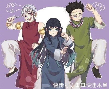 蝴蝶忍|当鬼灭之刃全员穿“中国风”服饰,蝴蝶忍汉服绝美,无一郎古装可爱