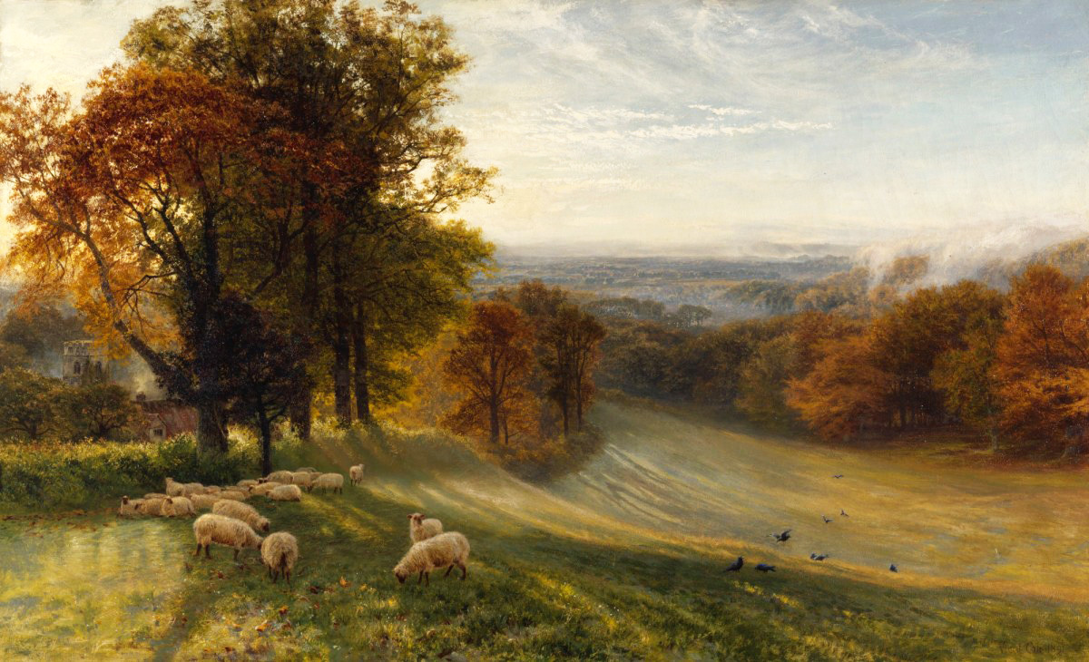 艺术学院@很美的写实风景,英国画家George Vicat Cole