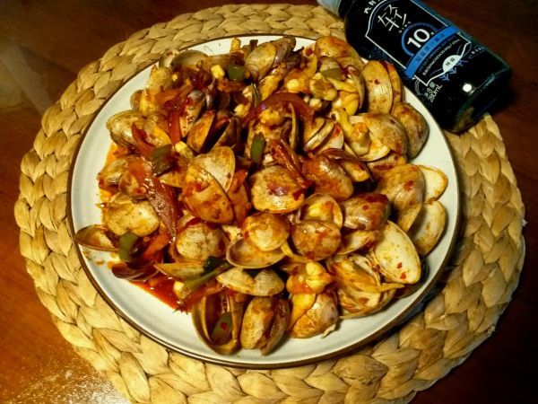 辣炒黄蚬子|辣炒黄蚬子