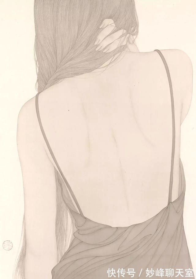 逼真|美女博士画人体,以自己为模特,技法大胆创新,专家:放大看好妙