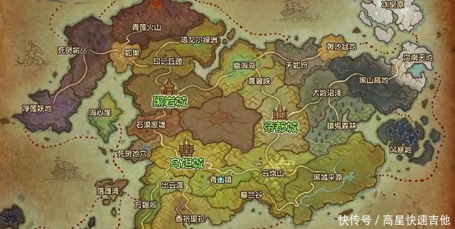 斗罗大陆|国漫“世界地图”，斗气大陆比例失调，青青草原类似游戏地图！