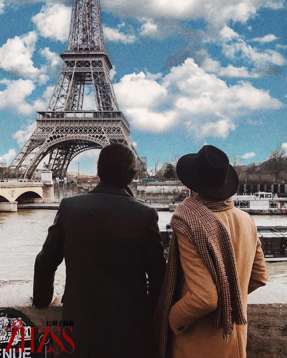 巴黎驼色大衣，私服混搭