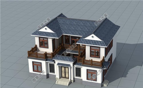 x2|120平米左右农村小四合院设计，韵味十足，领略中式建筑的美