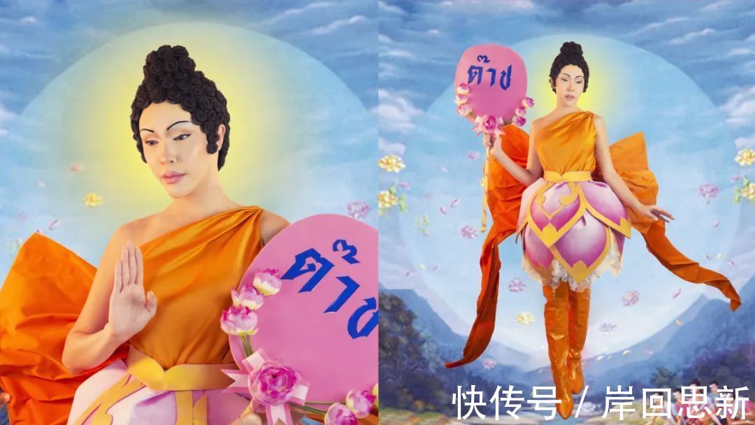 博主|泰国美妆博主将动漫与佛教结合Cosplay,面临起诉,二次元不背锅