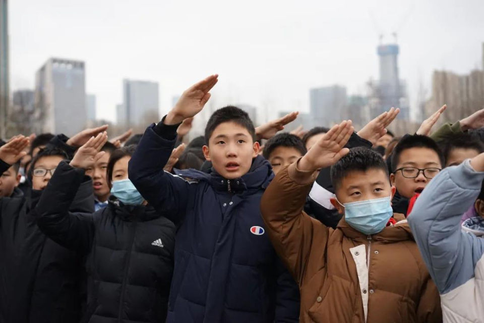 走，我们一起幸福出发！山大附中奥体中路学校举办开学典礼