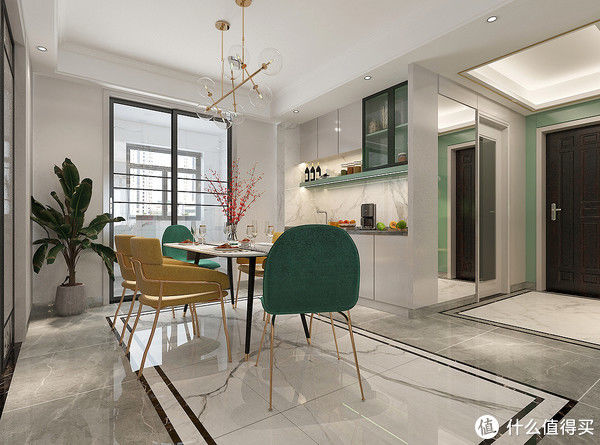 暖白色|看了她家的现代轻奢风，被彻底“治愈”了，打开房门就被惊艳到了