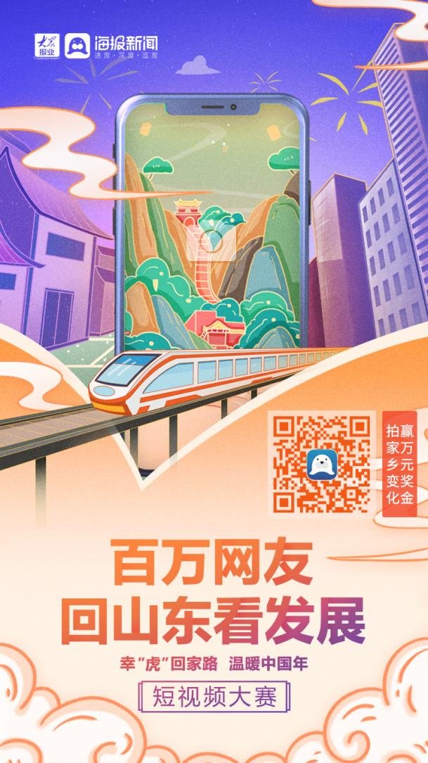 大奖|秀家乡发展 为山东代言！海报新闻元宵节前送福利 赢万元现金大奖！