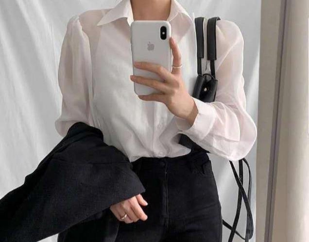 小黑裤 白衬衫搭配灵感这样穿时髦不撞衫、摆脱路人感,讲究女人都喜欢