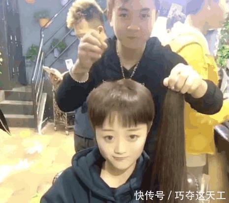 男人们|16岁女孩短发像个假小子, 接完长发后, 让男人们怀疑人生!