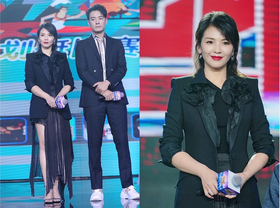 女强人|刘涛生图加淡妆也很美, 身穿“职场装”好大气, 挺有女强人风范