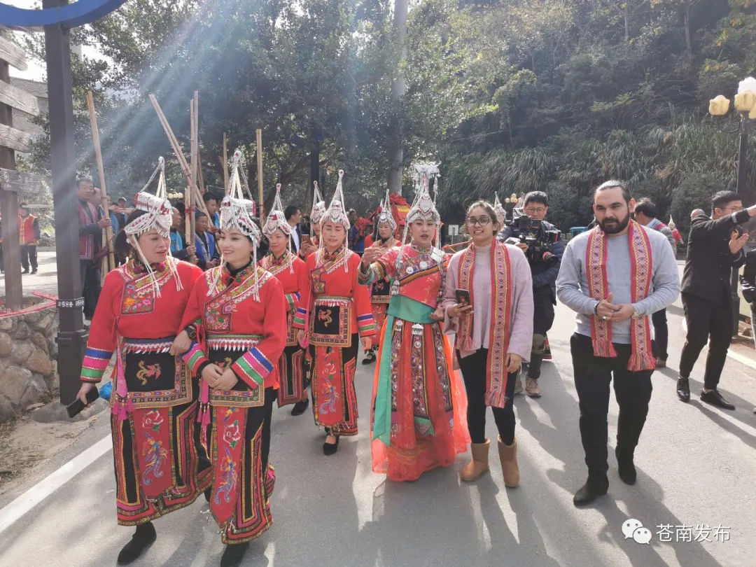  苍南|海外采风团打卡苍南凤阳乡 让畲族文化走进世界视野