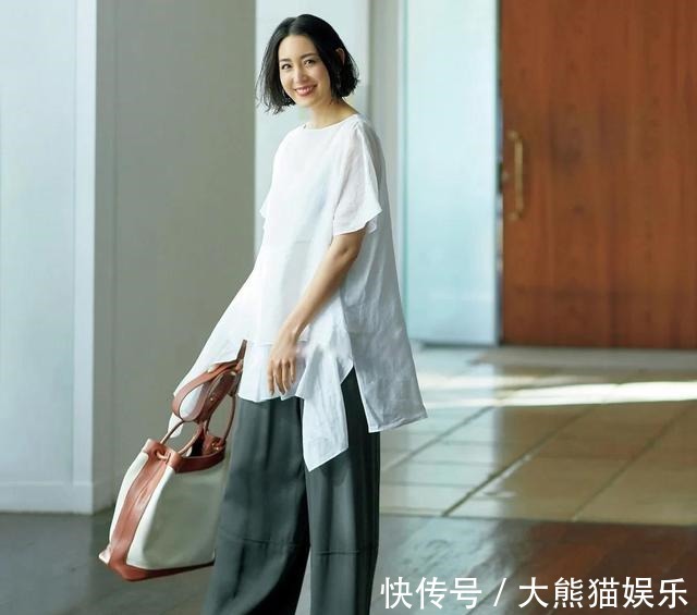 裤装 四五十岁的女人,别只会穿黑裤子!学日本主妇这样,优雅又洋气!