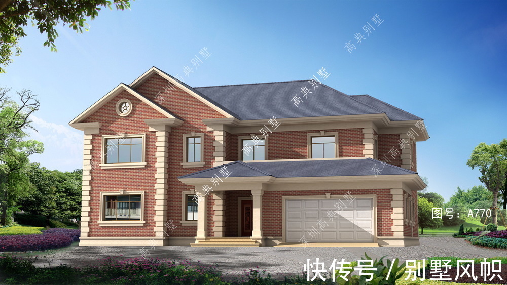 两层|美式两层别墅,外观简单,又有时尚感