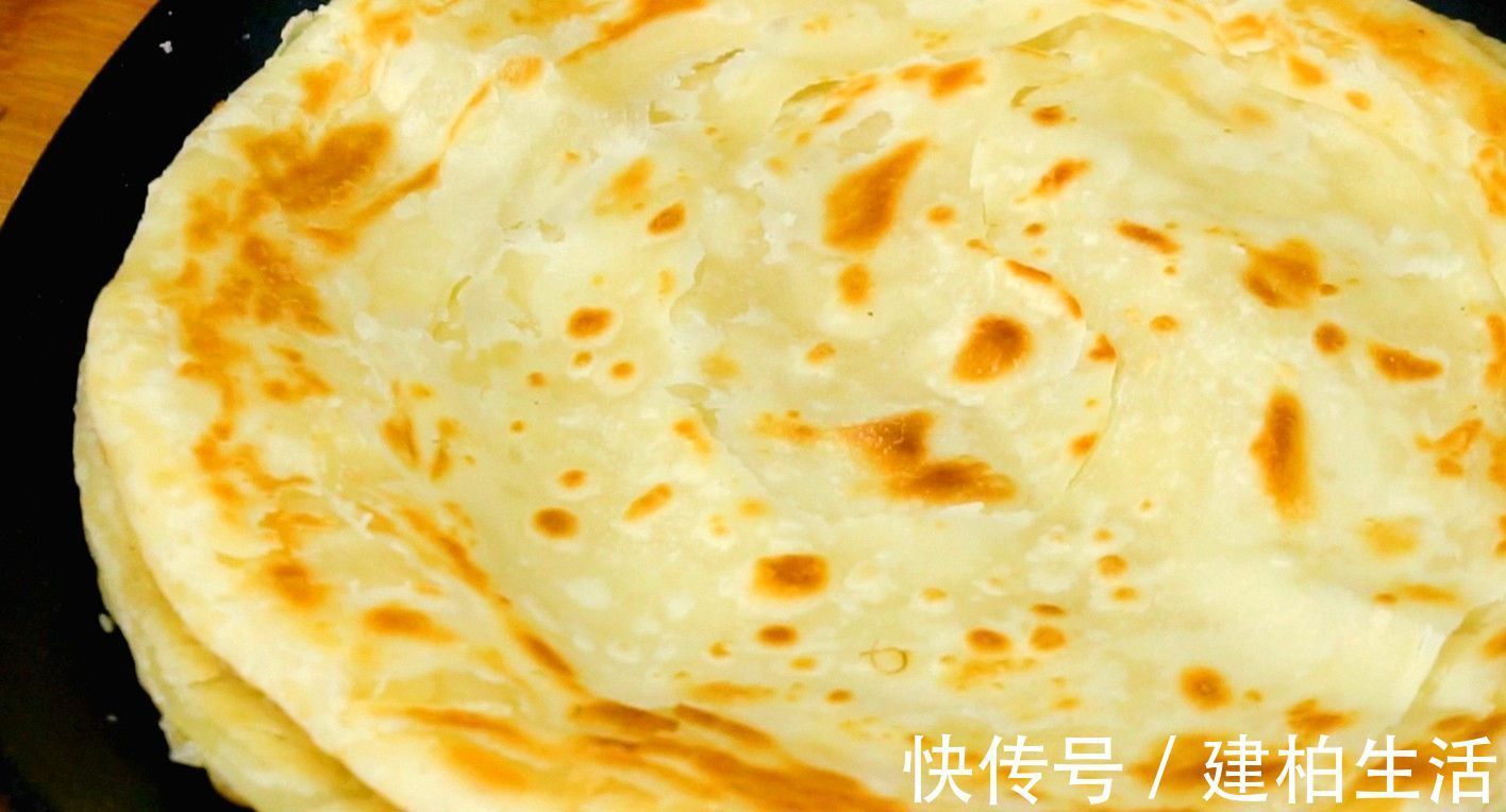 如何让烙饼变得柔软和层次分明教你三个秘密，外表温柔，没有失败