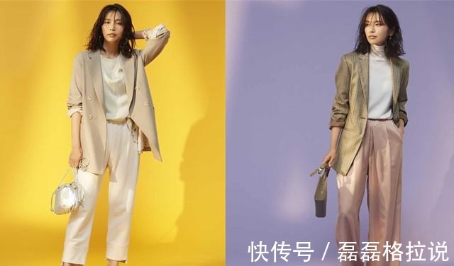 右图 其实,40+女人的穿衣品味,在日常简约搭配中更能体现出来!