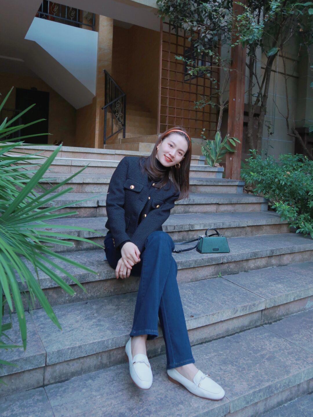 香风|这才是适合普通人的小香风外套,搭配阔腿裤,既有温度又高级洋气