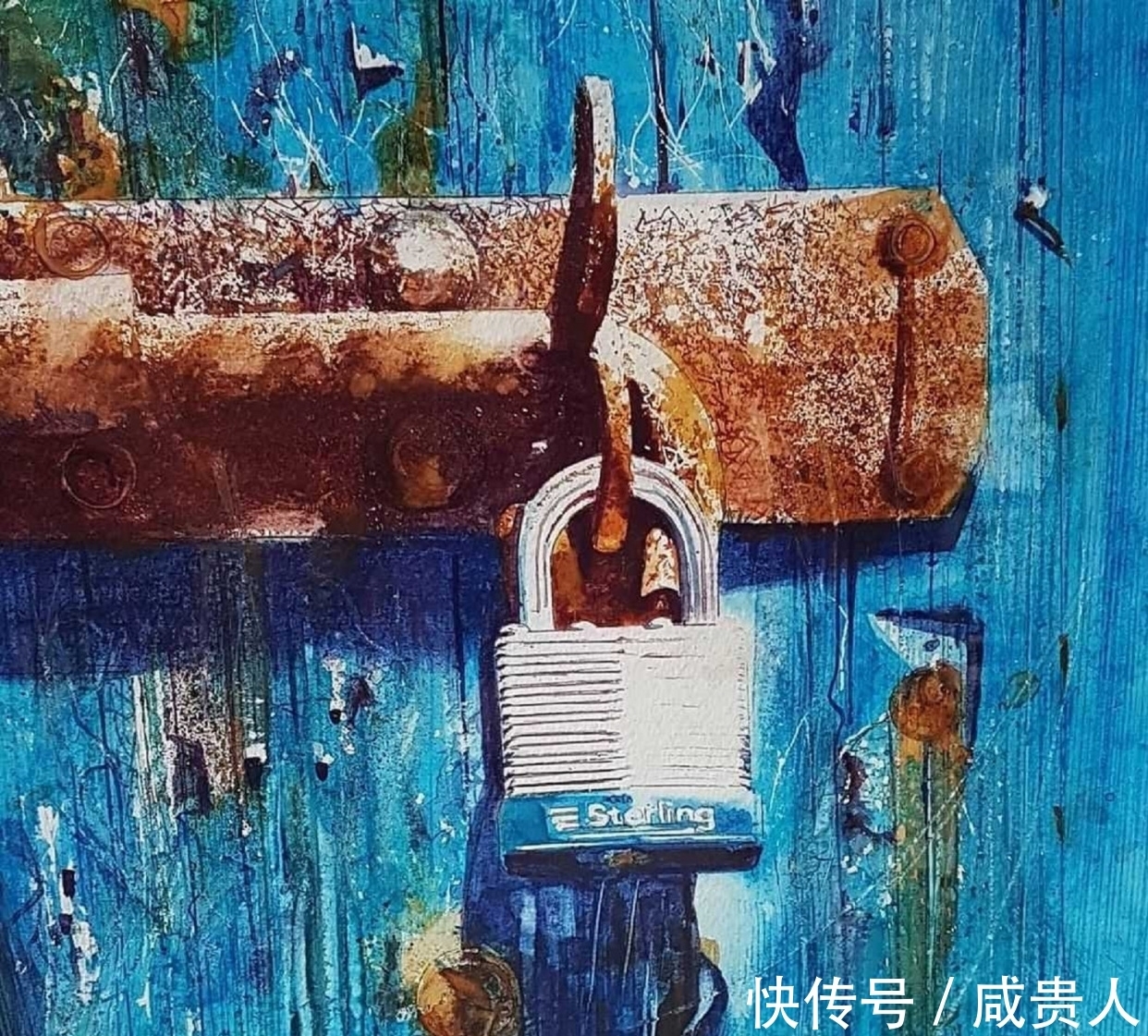 大卫·波克森@看着他的作品,内心会有一种莫名的震撼——水彩大师大卫·波克森