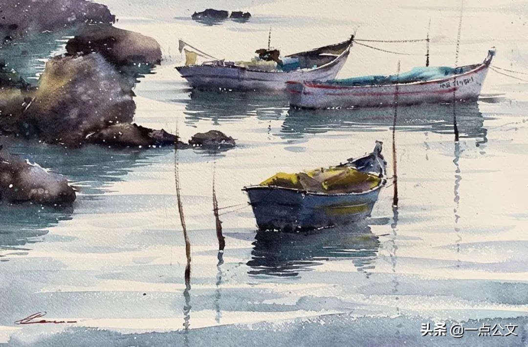 艺术家|流淌的水彩原来是这样的：充满活力与动感