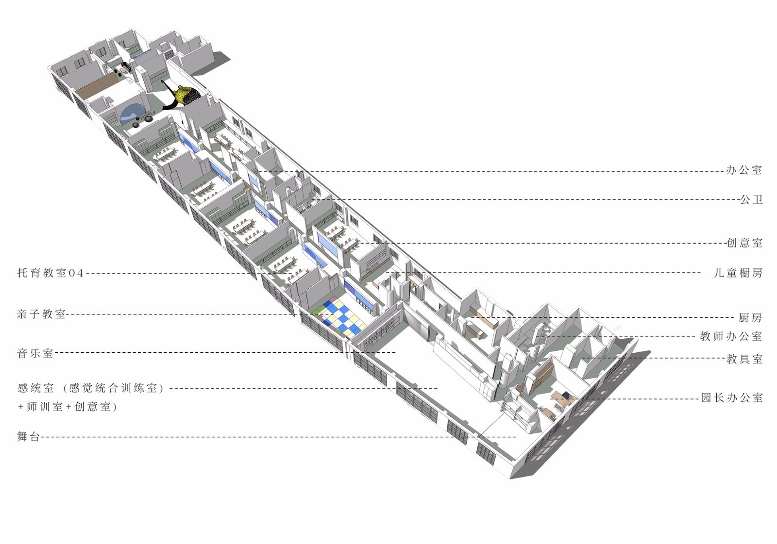  万致设计 ||托育园空间设计，释放孩子的天性 | 释放