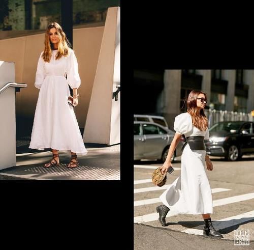 绝了！今年春天，一定要穿小白裙啊~