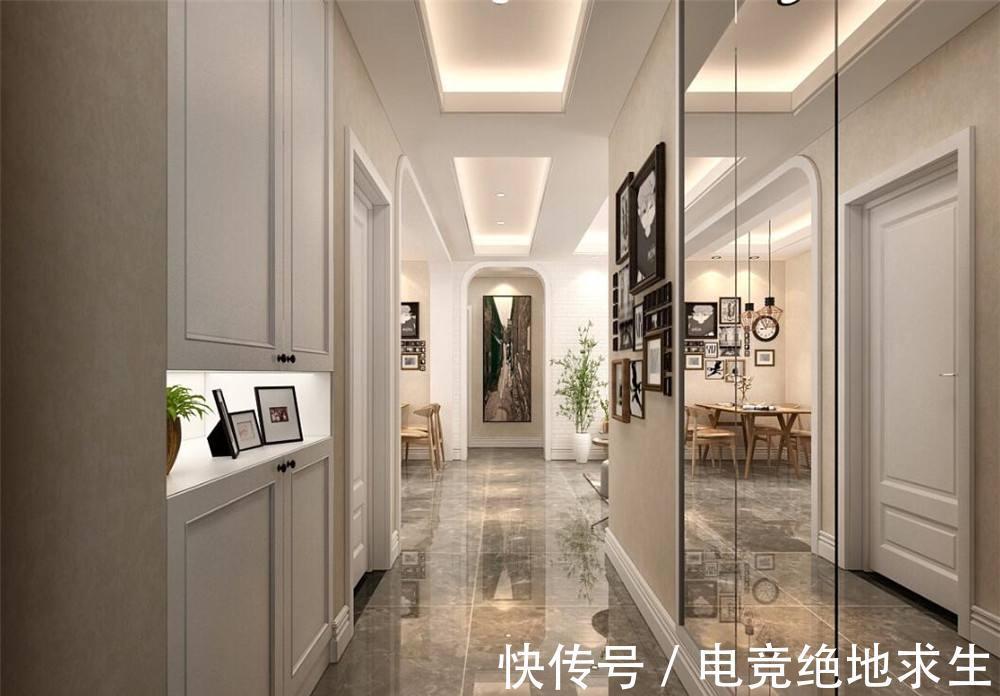 客厅|四类玄关搭配四种吊顶设计,这么美的装修,我愿意住在玄关里