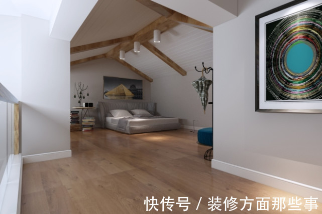 收纳|165平现代风三居室,将开放式书房放在楼梯下边