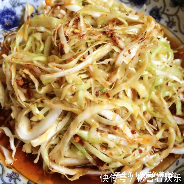 凉拌包菜|这菜2毛钱一斤,叶酸丰富,美味可口,去油腻,排毒素,皮肤细腻