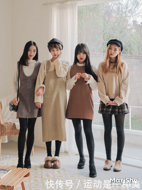 打底裤穿搭范例36种,简简单单看图学穿搭