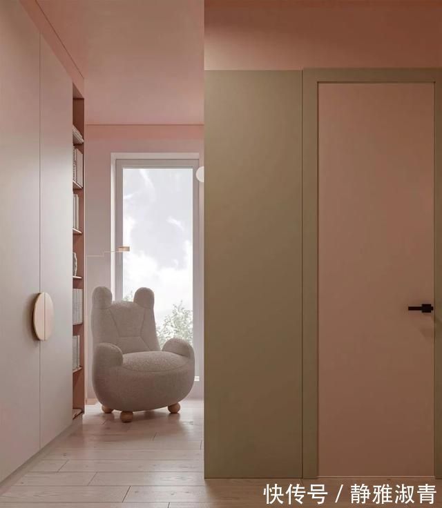 客厅|70㎡一居,把客厅当主卧,把主卧做儿童房,这才是真正的亲子宅