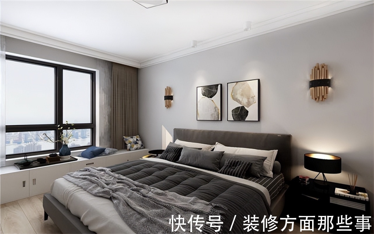 两居室|翻新112㎡两居室,沉稳黑白,浪漫粉色,绝配