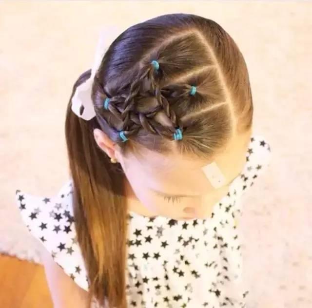 编发 72款好看的儿童编发,有闺女了就要给她编这样的发型,宝妈快收藏