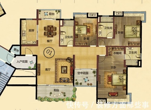 卧室|168平混搭风四居室，客厅以色调勾勒出一个恰如其分的蓝调区域