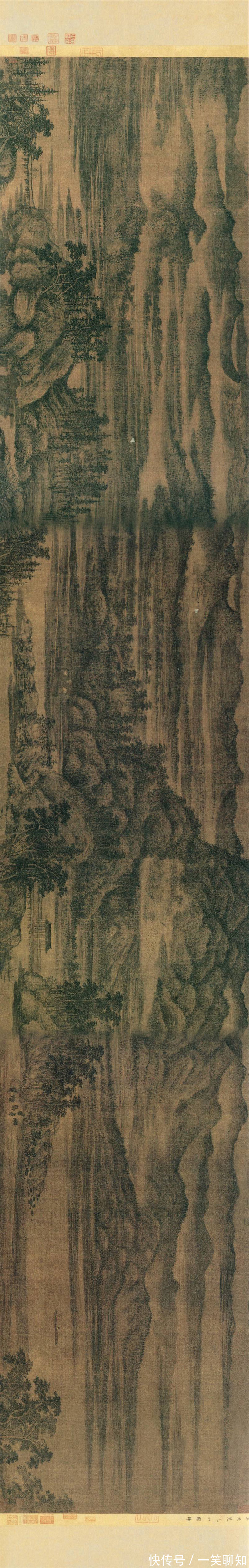 董源#新印象主义很牛?我国这位画家创造的类似画法比法国人早900多年